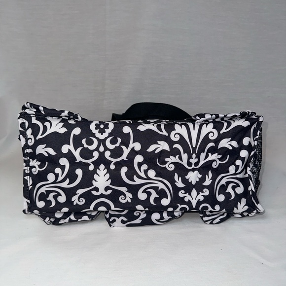 Thirty-One Organizing Utility Tote Black Parisian Pop Multi-Purpose NWT - Picture 8 of 13